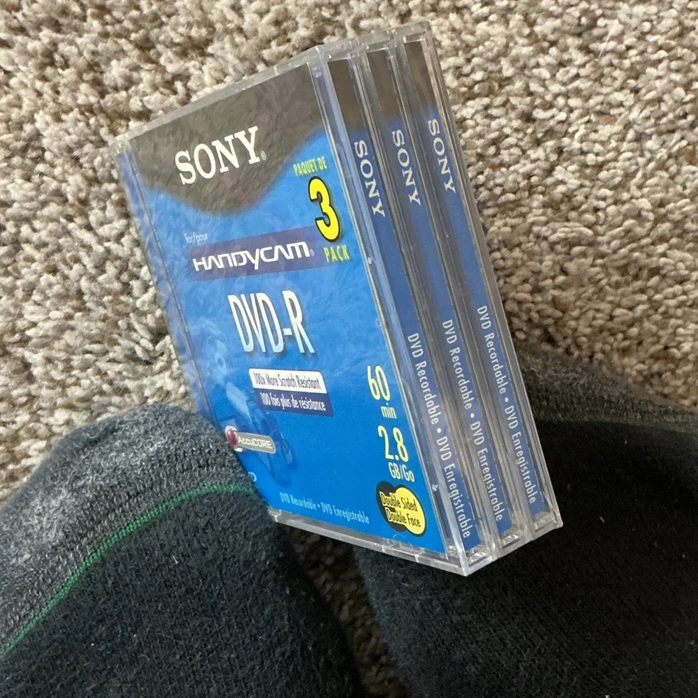 Sony Handycam DVD-R 3 Pack.